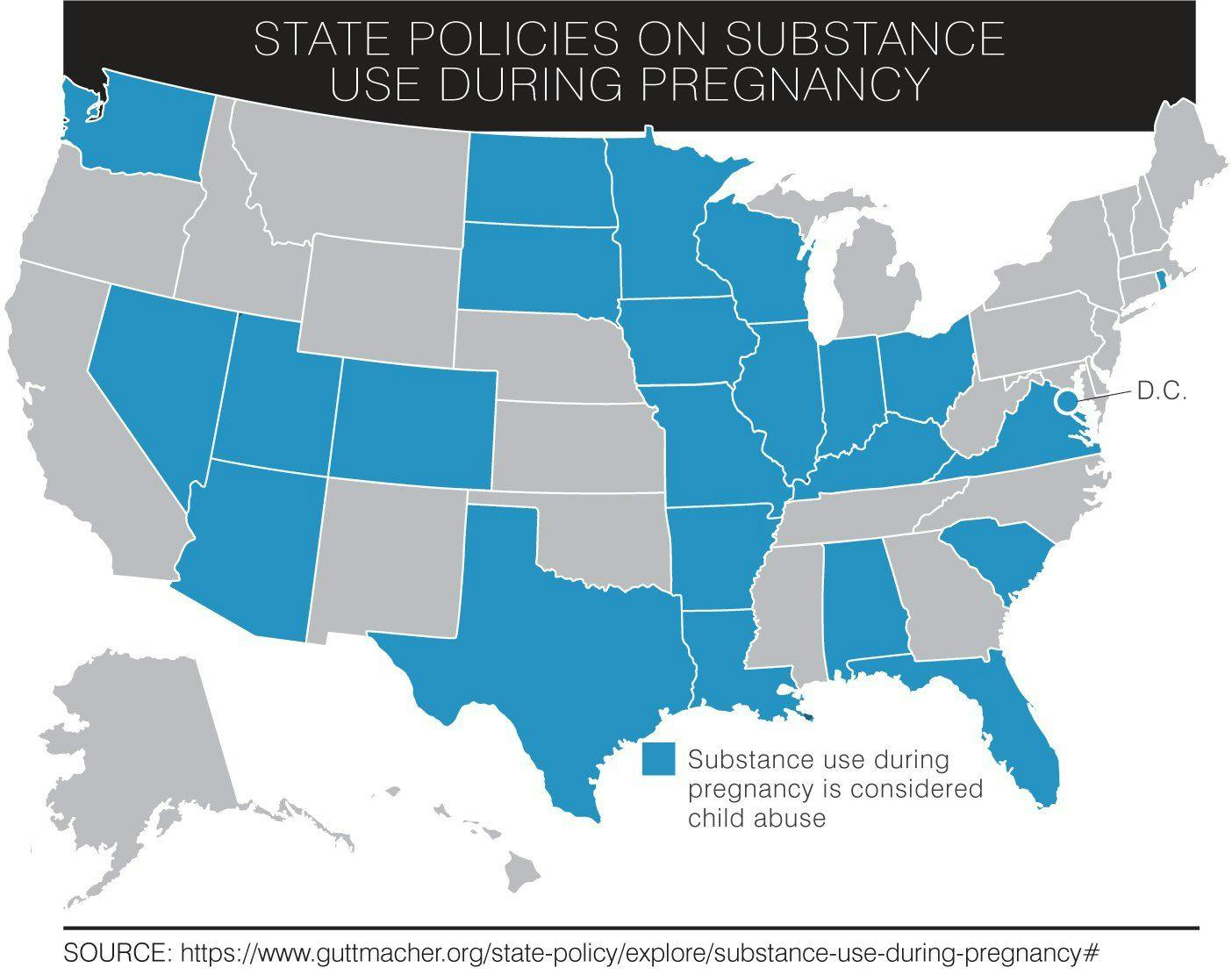 State Policies on Substance Use During Pregnancy