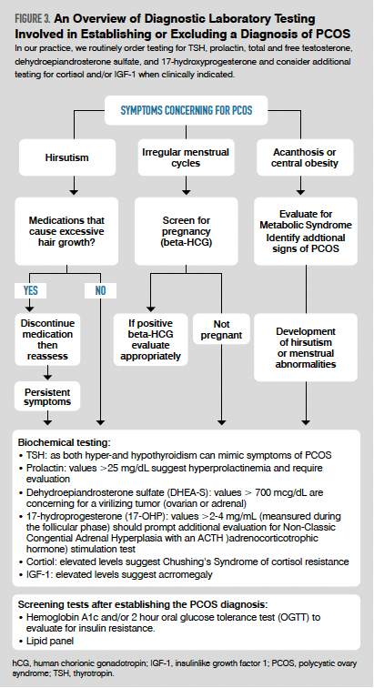 An Overview of Diagnostic Laboratory Testing Involved in Establishing or Excluding a Diagnosis of PCOS