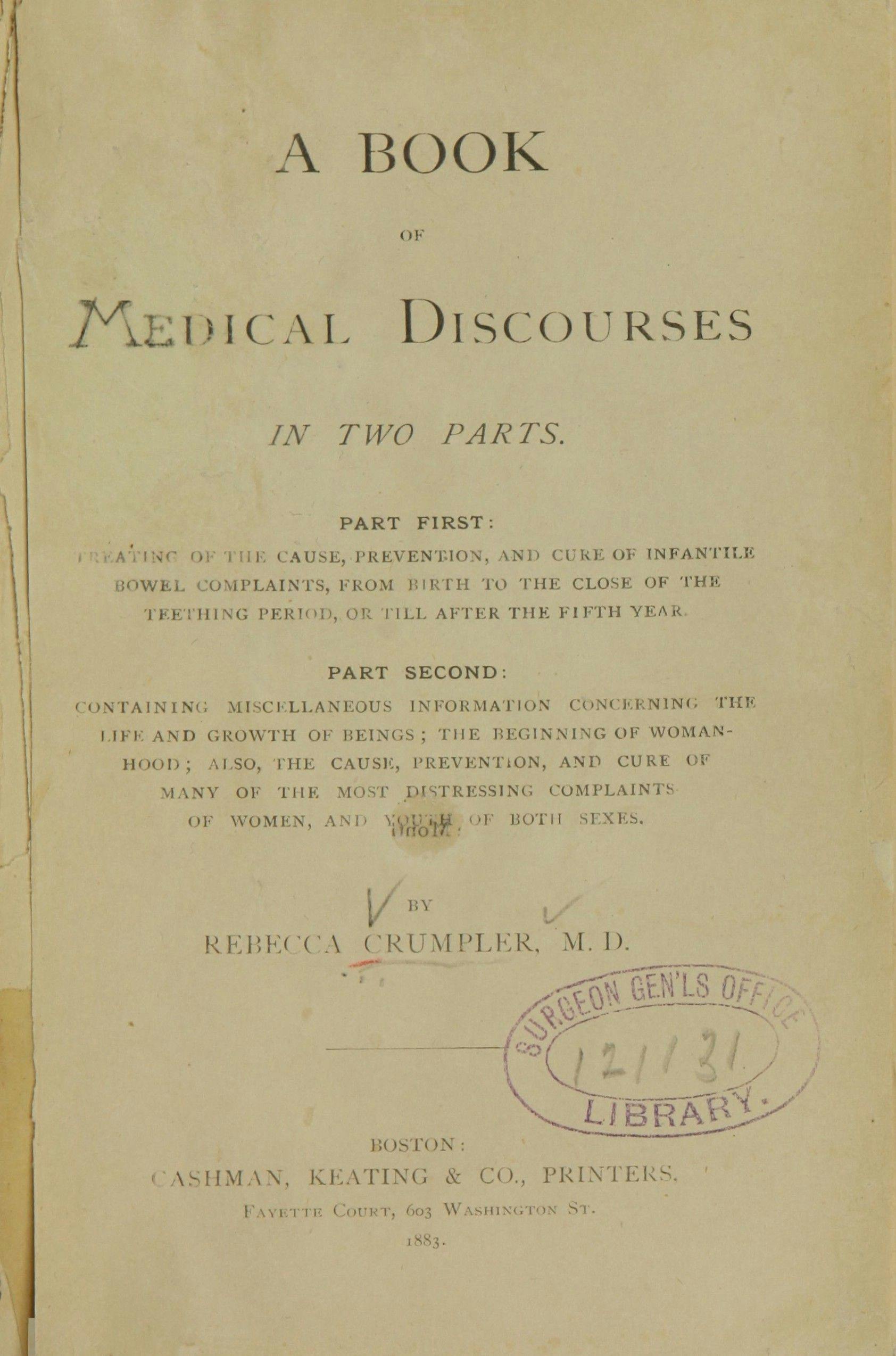 A Book of Medical Discourses