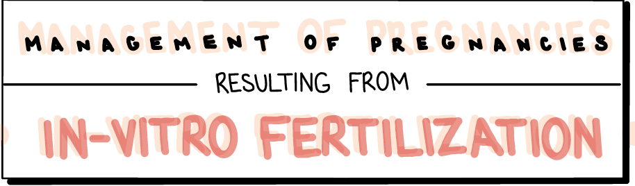 Management of pregnancies resulting from IVF fertilization: Consult #60 visual summary